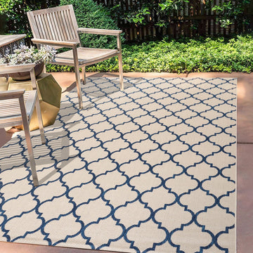 Arabesque Ogee Trellis Indoor/outdoor Area Rug